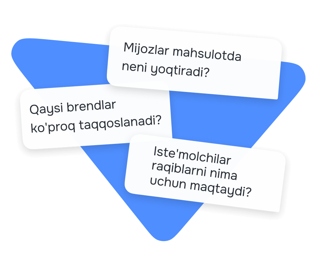 Mijozlar mahsulotda neni yoqtiradi?